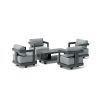 SET-904-AL 5-PC GRANADA ALUMINUM DEEP SEATING