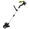 21V Electric Weed Edger Cordless String Trimmer Grass Mower Eater Bush Cutter with 16800RPM 2x 3000mAh Batteries 3.6-4.6FT Length 90° Rotatable Angle