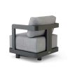 GRANADA ALUMINUM SWIVEL ARMCHAIR