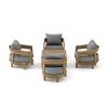 SET-371 TOSCANA 5-PC DEEP SEATING SET