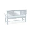 SAKURA 2-SEATER BENCH IN WHITE