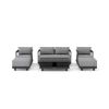 SET-902-AL 6-PC GRANADA ALUMINUM DEEP SEATING