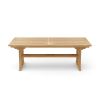 SAHARA 126″ RECTANGULAR DOUBLE EXTENSION TABLE