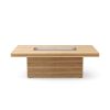 LOUVRE RECTANGULAR FIREPLACE COFFEE TABLE
