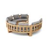 SET-810 CIRCULAR MODULAR DEEP SEATING
