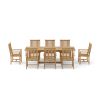 BAHAMA WILSHIRE ARMCHAIR 9-PC EXTENSION DINING SET