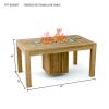 FIRENZE RECTANGULAR TABLE
