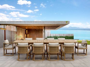 SET-224 11-PC JUNUS DINING TABLE SET