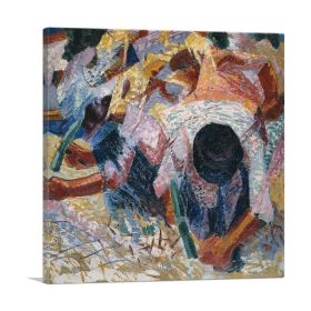 Street Pavers 1914 (Type: Standard Framed Canvas Print, size: 16" x 16" / 42cm x 42cm (approx))